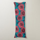 Dahlias Seitenschläferkissen (Vorderseite Vertikal)