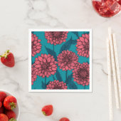 Dahlias Serviette (Beispiel)