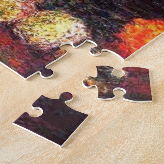 Dahlias von Claude Monet Puzzle (Seite)