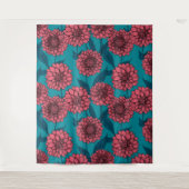 Dahlias Wandteppich (Vorderseite)