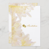 Dahlias Wedding Einladung (Vorne/Hinten)