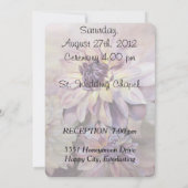 DAHLIAS ZOLLBREITE EINLADUNG (Rückseite)