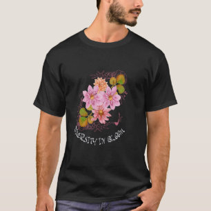 Dahlie Blume, Blumenliebhaber, Botanisch, Gärtner T-Shirt