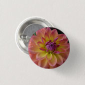 Dahlie-Blumen-Blüte Button (Vorne & Hinten)