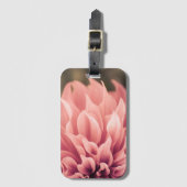 Dahlie-Blumen-Blüte Gepäckanhänger (Vorderseite Vertikal)