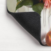 Dahlie-Blumen Mousepad (Ecke)