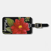 Dahlie (Dahlie Pinnata) Gepäckanhänger (Vorderseite horizontal)