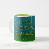 Dahlie das Monster w/quote Zweifarbige Tasse (Vorderseite Links)