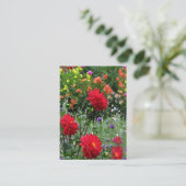 Dahlie-Garten ATC Visitenkarte (Stehend Vorderseite)