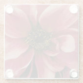 Dahlie Glasuntersetzer (Rückseite)