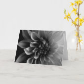 Dahlie Karte (Gelbe Blume)