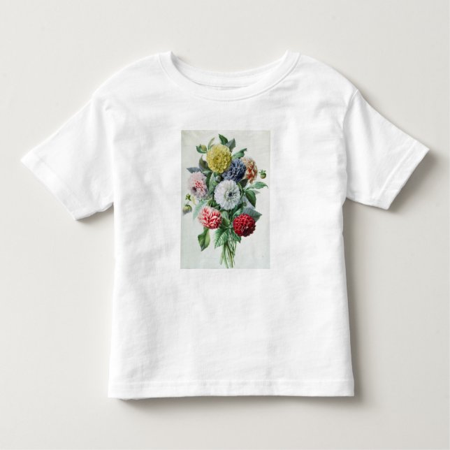 Dahlie Kleinkind T-shirt (Vorderseite)