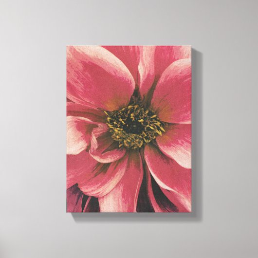 Dahlie Leinwanddruck (Vorderseite)