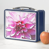 Dahlie Metall Lunch Box (Beispiel)