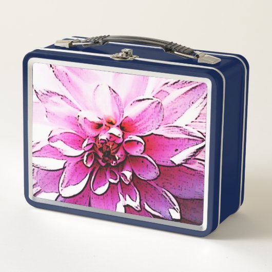 Dahlie Metall Lunch Box (Vorderseite)