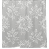 Dahlie Mist Duschvorhang (Vorderseite)