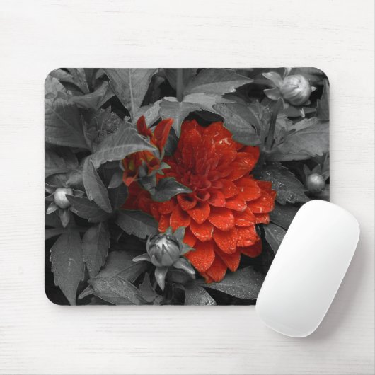 Dahlie-mousepad Mousepad (Mit Mouse)