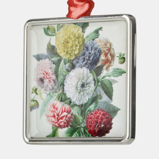 Dahlie Ornament Aus Metall (Links)