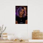 Dahlie Poster (Küche)