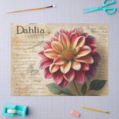 Dahlie Seidenpapier (Basteln)