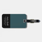 Dahlie-Tanz I Gepäckanhänger (Rückseite horizontal)