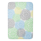 Dahlien färben grauen blauen tadellosen badematte (Vorderseite Vertikal)