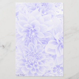 Dahlien im Blau Briefpapier
