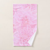 Dahlien in weichrosa badhandtuch set (Handtuch)