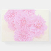 Dahlien in weichrosa gästebuch (Rückseite)