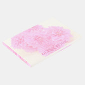 Dahlien in weichrosa gästebuch (Ecke)