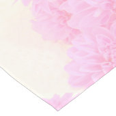 Dahlien in weichrosa kurzer tischläufer (Ecke)