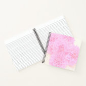 Dahlien in weichrosa notizblock (Innenseite)