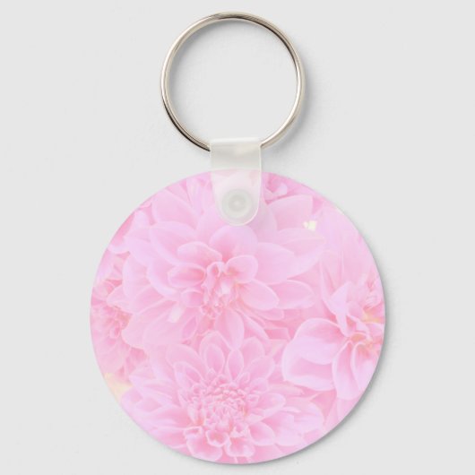 Dahlien in weichrosa schlüsselanhänger (Vorderseite)