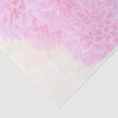 Dahlien in weichrosa seidenpapier (Ausschnitt)