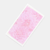 Dahlien in zartem Rosa Serviette (Ecke)