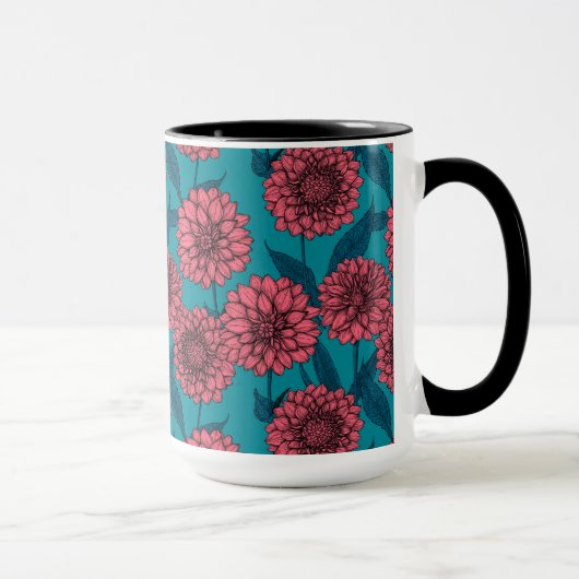 Dahlien Tasse (Rechts)