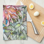 DAHLIENBLUME GESCHIRRTUCH (Viertel Falte)