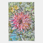 DAHLIENBLUME GESCHIRRTUCH (Vertikal)