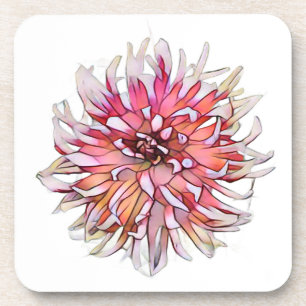 DAHLIENBLUME GETRÄNKEUNTERSETZER