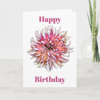 DAHLIENBLUME KARTE