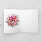 DAHLIENBLUME KARTE (Innenseite)