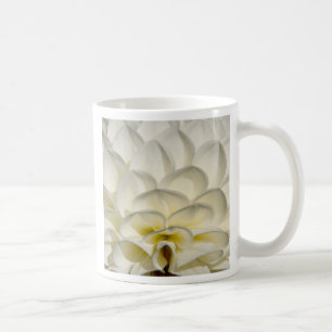 Dahlieweißschritte Kaffeetasse