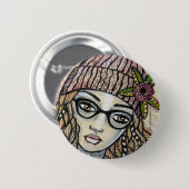 Dahlilah Button (Vorne & Hinten)