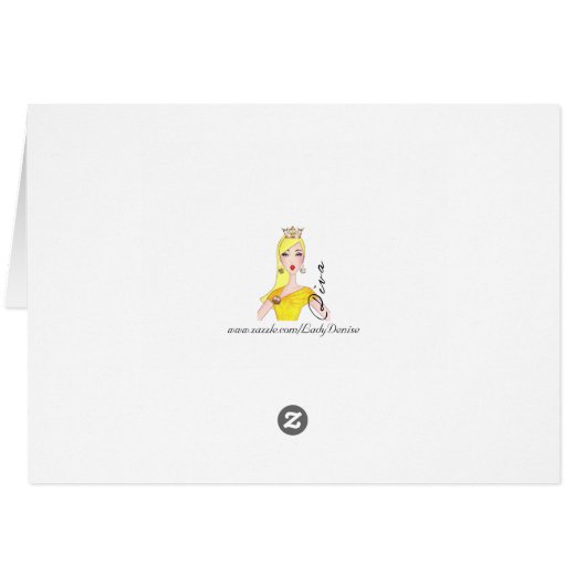 "Dahling, wie versteckst du deine Hörner?" (Rückseite Horizontal)