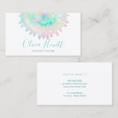 Dahlische Imitate glänzender Logoästhetiker Visitenkarte (Vorne/Hinten)