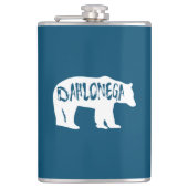 Dahlonega Georgia Bear Flachmann (Vorderseite)