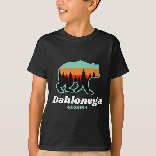 Dahlonega Georgia Bear Mountains Country T-Shirt (Vorderseite)