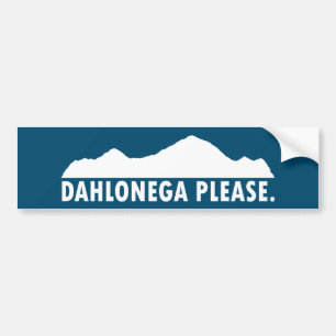 Dahlonega Georgia Bitte Autoaufkleber