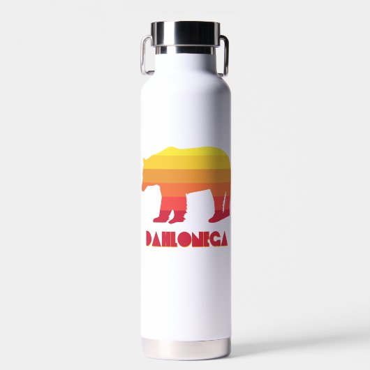 Dahlonega Georgia Rainbow Bear Trinkflasche (Vorne)
