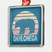 Dahlonega Georgia Retro Bear Ornament Aus Metall (Links)